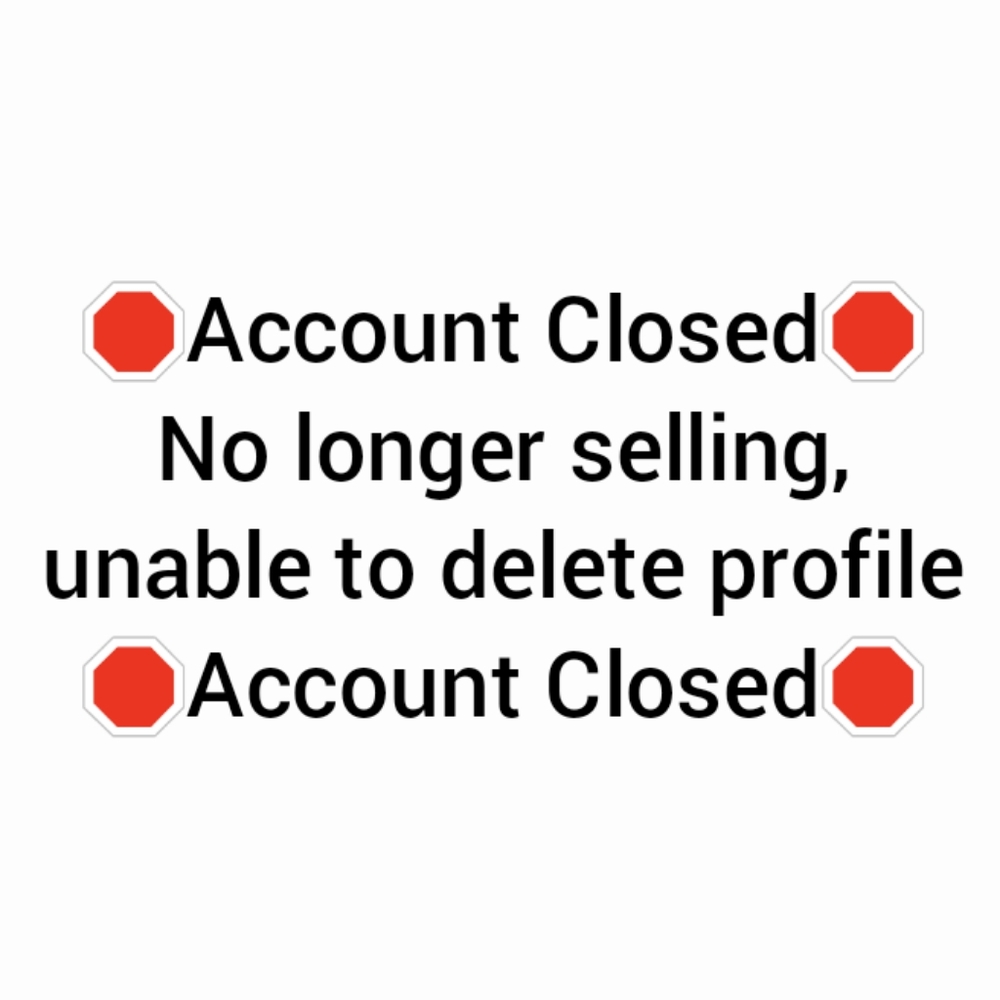 🛑ACCOUNT CLOSED🛑
